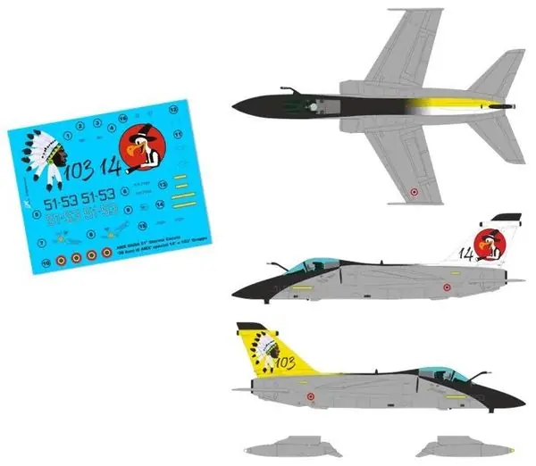Super Prezzo Decals AMX Ghibli 1/72 - DM SPECIAL COLORS 72158