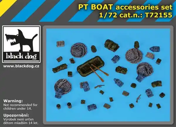 Nuovo Arrivo Accessori per barche 1/72 - BLACKDOG T72155