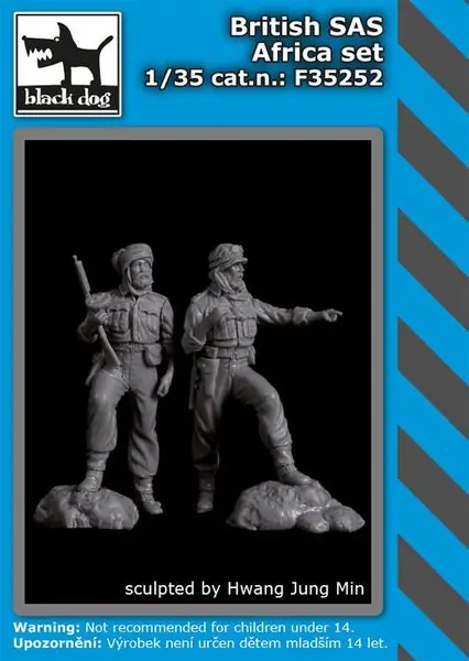 Più Venduto British SAS Africa SET - 1/35 - BLACKDOG F35252