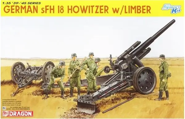 Obice tedesco sFH 18 - 1/35 - DRAGON 6392 Ultimissimo Modello
