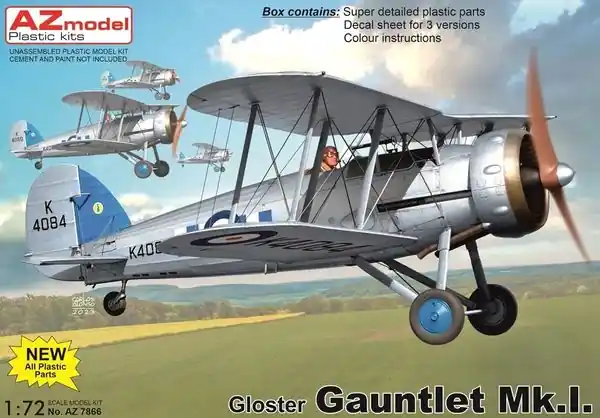 Gloster Gauntlet Mk I - 1/72 - AZ MODEL AZ7866 Offerta Del Giorno