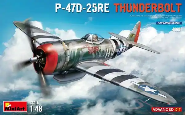 Compra Online P-47D-25RE THUNDERBOLT 1/48 - MINIART 48001