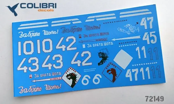 Vendita Finale Yak-9D 1/72 - COLIBRI DECALS 72149