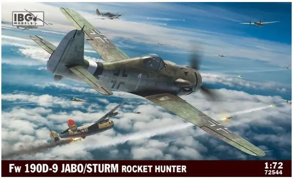 Focke-Wulf Fw 190D-9 Jabo/Sturm 1/72 - IBG 72544 Pagamento Sicuro