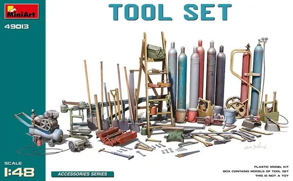 Saldi Set di attrezzi 1/48 - MINIART 49013
