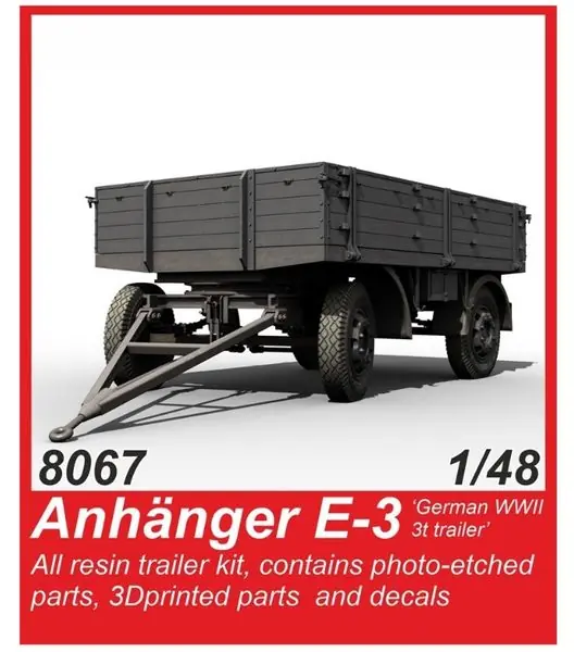 Compra Online Anhanger E-3 - 1/48 - CMK 8067