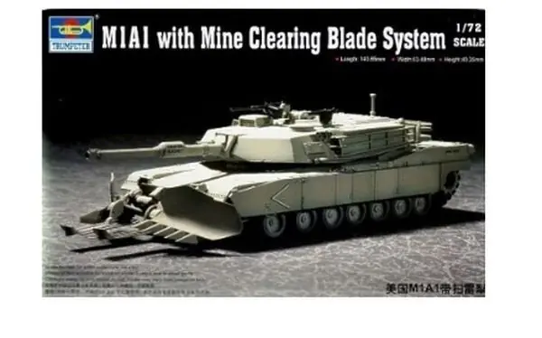 M1A1 Abramas 1/72 - TRUMPETER 07277 Reso Gratuito