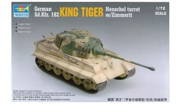 Di Tendenza King Tiger 1/72 - TRUMPETER 07291