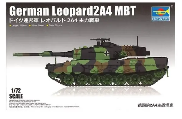 Promozione Leopard 2A4 - 1/72 - TRUMPETER 07190