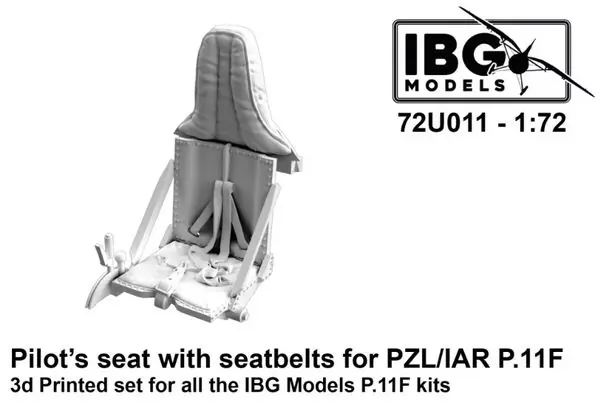 Di Tendenza Sedile pilota PZL/IAR P 11F 1/72 - IBG 72U011