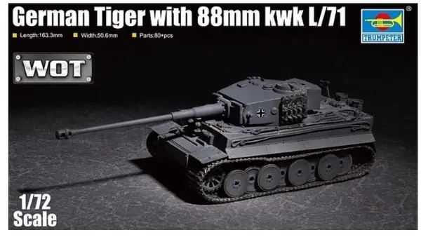 Ordina Subito Tiger tedesco 1/72 - TRUMPETER 07164