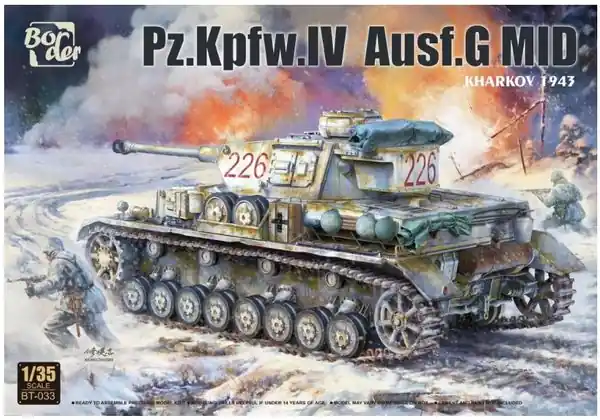 Panzerkampfwagen IV 1/35 - BORDER MODEL BT-033 Quantità Limitata