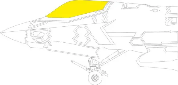 F-35B foglio di mascheratura 1/32 per Trumpeter - EDUARD JX322 Promozione