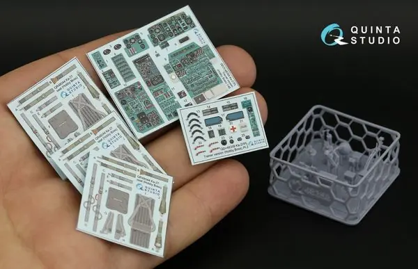 Interni Ka-27PL versione Trainer stampati in 3D 1/48 - QUINTA STUDIO QD+48358 Novità