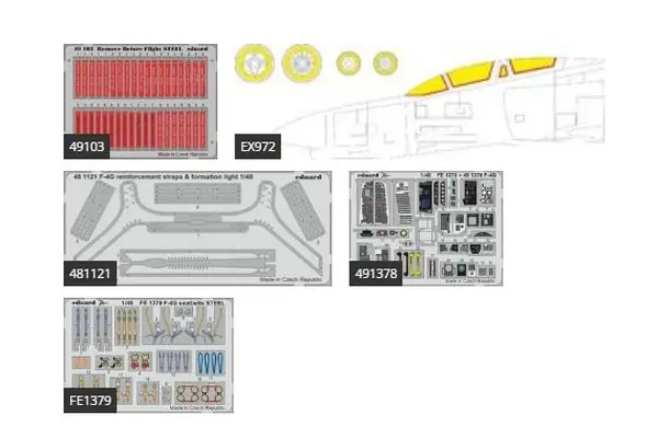 Acquista Ora F-4G Set 1/48 - EDUARD BIG49389