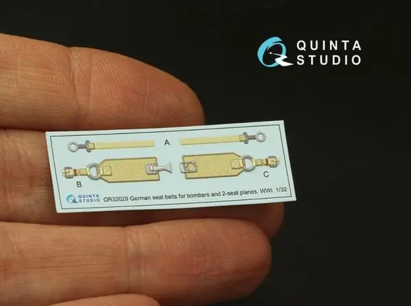 Scelto Dai Clienti Cinture per bombardieri tedeschi della prima guerra mondiale 1/32 - QUINTA STUDIO QR32029