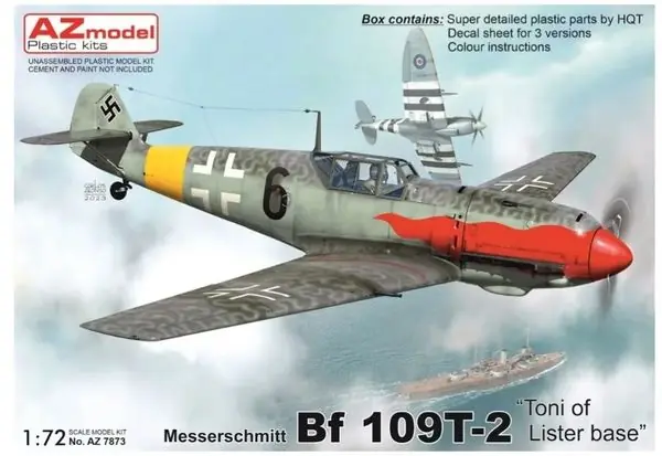 Offerta Speciale Messerschmitt Bf 109T-2 - 1/72 - AZ MODEL AZ7873