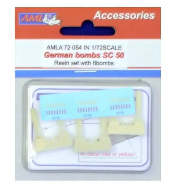 Bombe tedesche SC50 - 1/72 - AML A72054 Non Perdere