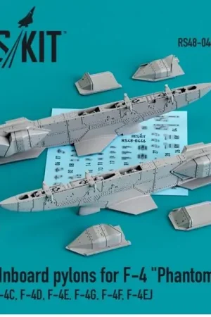 Occasione Imperdibile Piloni interni USAF per F-4 Phantom II 1/48 - RESKIT RS48-0446