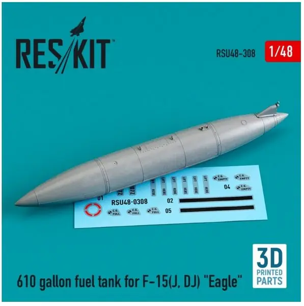 F-15 serbatoio del carburante 1/48 - RESKIT RSU48-0308 Prezzo Di Fabbrica