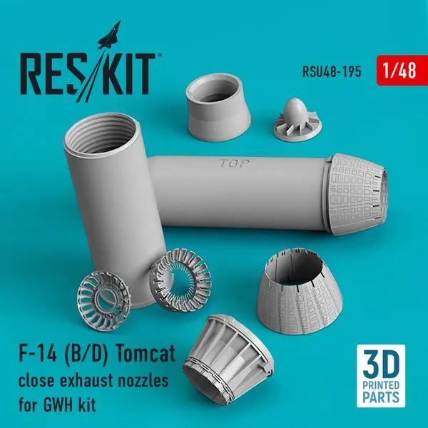 Spedizione Espresso F-14 Tomcat - Ugelli di scarico chiusi 1/48 - RESKIT RSU48-0195