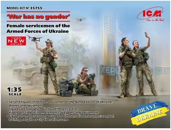 La guerra non ha genere 1/35 - ICM 35755 Prezzo Ridotto