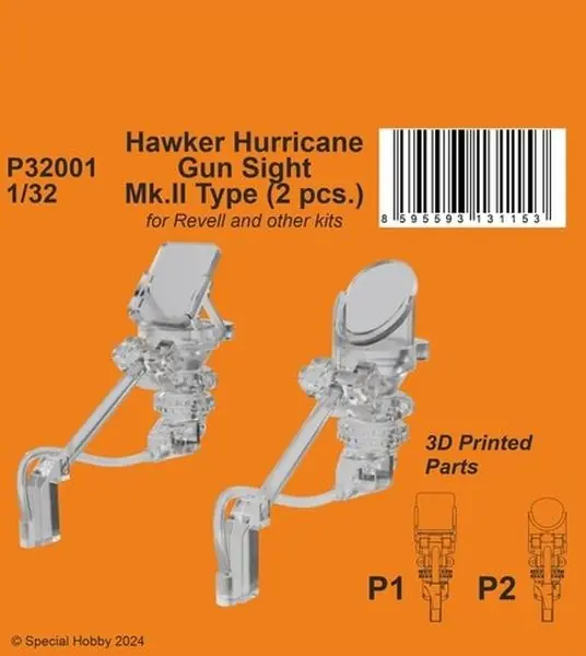 Hawker Hurricane Gun Sight Mk II 1/32 - CMK P32001 Quantità Limitata