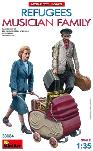 Offerta Rifugiati - Famiglia di musicisti 1/35 - MINIART 38084
