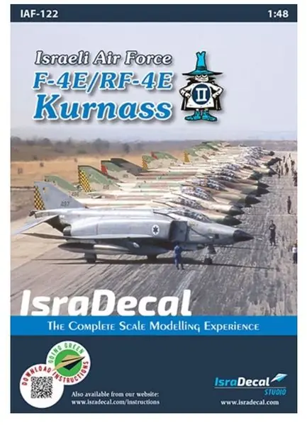 Ordina Subito McDonnell F-4E/RF-4E Phantom 1/48 - ISRADECAL IAF122