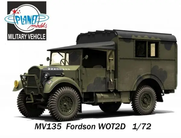 Quantità Limitata Fordson WOT2D 1/72 - PLANET MODEL MV135