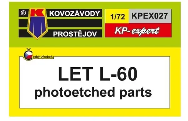 Prezzo Ridotto LET L-60 parti fotoincise 1/72 - KP EX027
