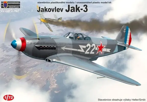 Yakovlev Yak-3 - 1/72 - KOVOZAVODY PROSTEJOV CLK014 Offerta Speciale