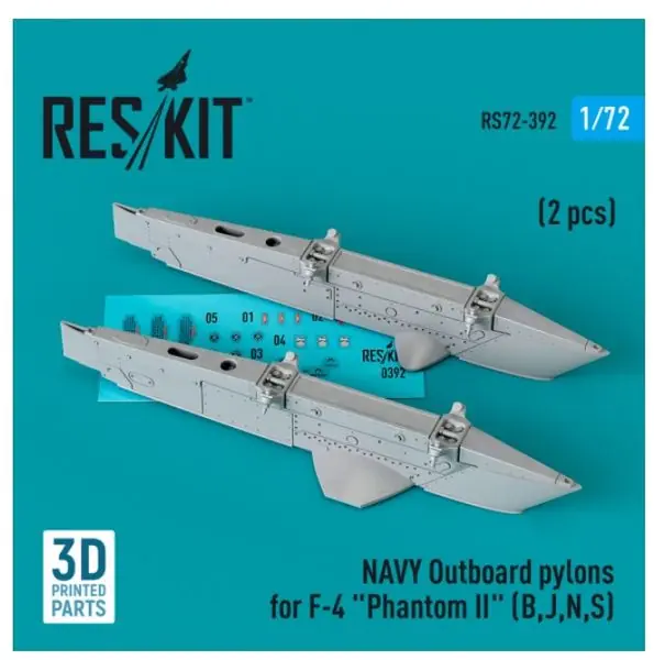 Offerta Lampo F-4 Phantom II Piloni 1/72 - RESKIT RS72-0392