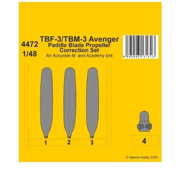 Sconto TBF-3/TBM-3 Set di correzione 1/48 - CMK 4472