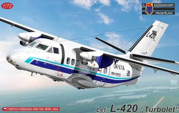 Nuovo Arrivo Let L-420 - 1/72 - KOVOZAVODY PROSTEJOV KPM0438