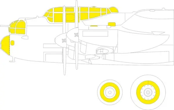 Lancaster B Mk III Dambuster TFace MASK 1/48 - EDUARD EX1028 Miglior Prezzo