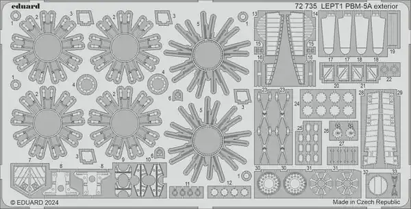 PBM-5A Fotoincisioni 1/72 - EDUARD 72735 Nuova Collezione