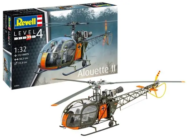 Nuova Collezione Alouette II 1/32 - REVELL 03804