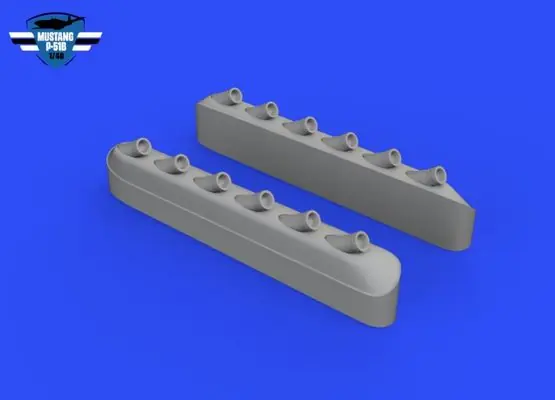 Compra Adesso P-51B/C Terminali di scarico con carenatura 1/48 - EDUARD 648993