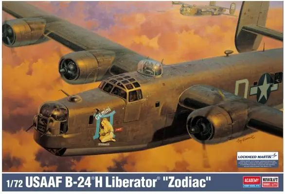 Affare USAAF B-24H Liberator Zodiac 1/72 - ACADEMY 12584