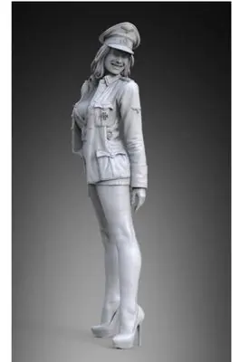 Ragazza ufficiale tedesca WWII 1/24 - ROYAL MODEL 874 Solo Oggi