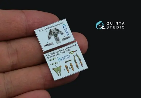 Più Venduto Interni Harrier Gr.3 stampati in 3D 1/72 - QUINTA STUDIO QD72125
