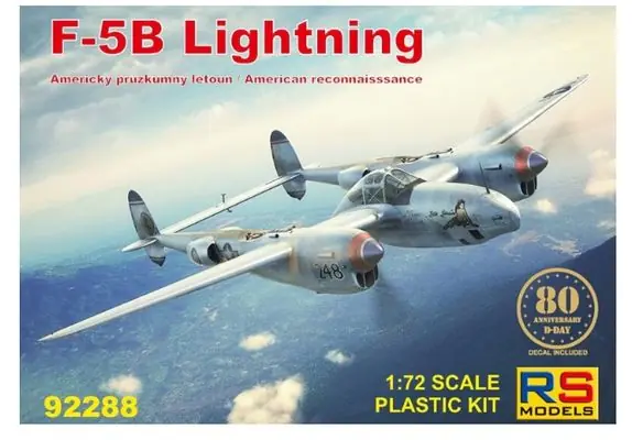 Popolare F-5B Lightning 1/72 - RS MODELS 92288