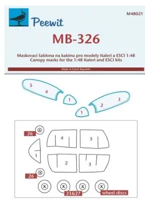 Offerta MB-326 Canopy mask 1/48 - PEEWIT M48021