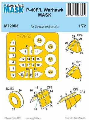 A Buon Prezzo P-40F/L Warhawk MASK 1/72 - SPECIAL HOBBY M72053