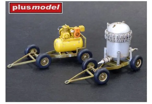Trailer Mk II con compressore 1/48 - PLUS MODEL AL4112 Di Tendenza