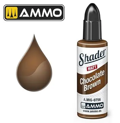 Saldi Chocolate Brown - AMMO OF MIG SHADER 0756