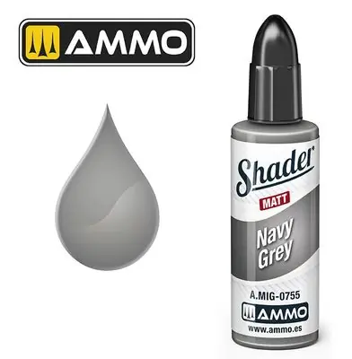 Più Venduto Navy Grey - AMMO OF MIG SHADER 0755