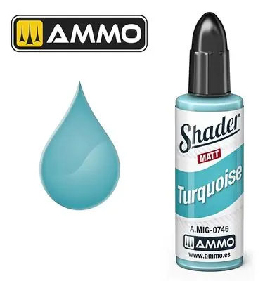 Turquoise - AMMO OF MIG SHADER 0746 Ordina Subito