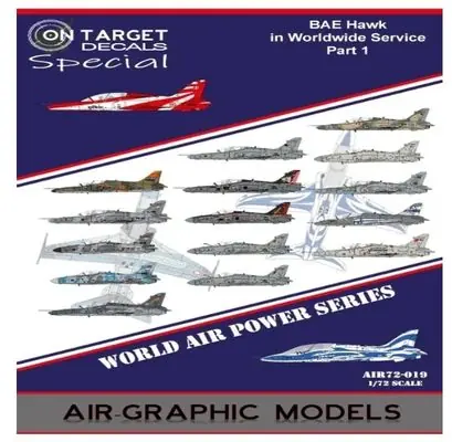 Promozione Esclusiva BAE Hawk nel servizio mondiale Decalcomanie - AIR-GRAPHIC MODEL AIR72-019